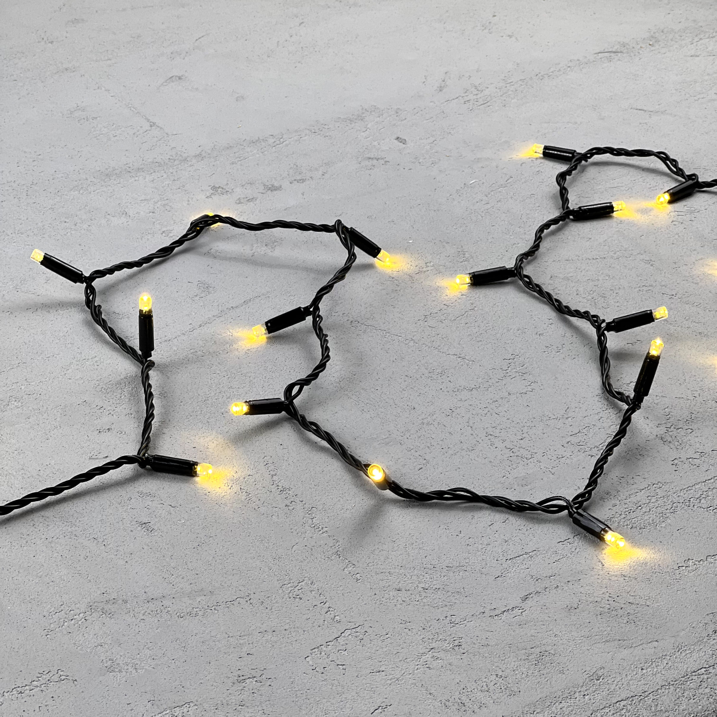 Гирлянда LTC Нить с Колпачком 10м Шампань, 100 LED PST100CAP-11-2CH