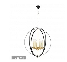 Подвесная люстра ILamp Element 9977-800 GL+BK_IP