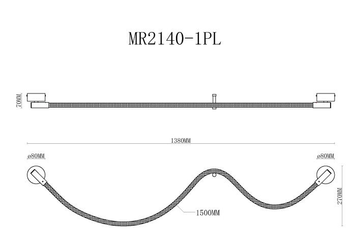 Настенный светильник светодиодный MyFar MR2140-1WL