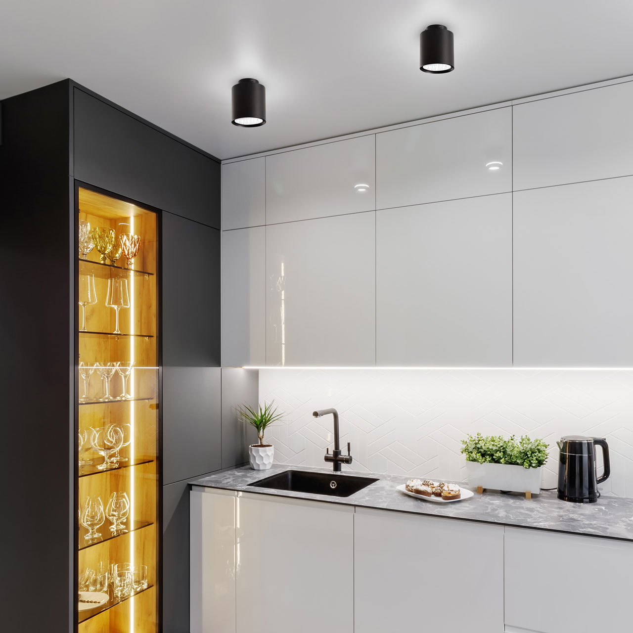 Накладной светильник DeMarkt Информ 851011701_MW