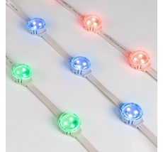 Модуль управляемый SOLEX-SPI-3535-3-12V RGB 120deg (D30x16mm, 0.75W, IP67) ( Arlight 029240_ARL