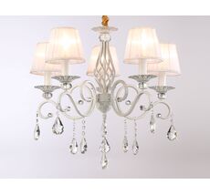 Подвесная люстра Ambrella light с абажурами и хрусталем Traditional TR4547_AMB
