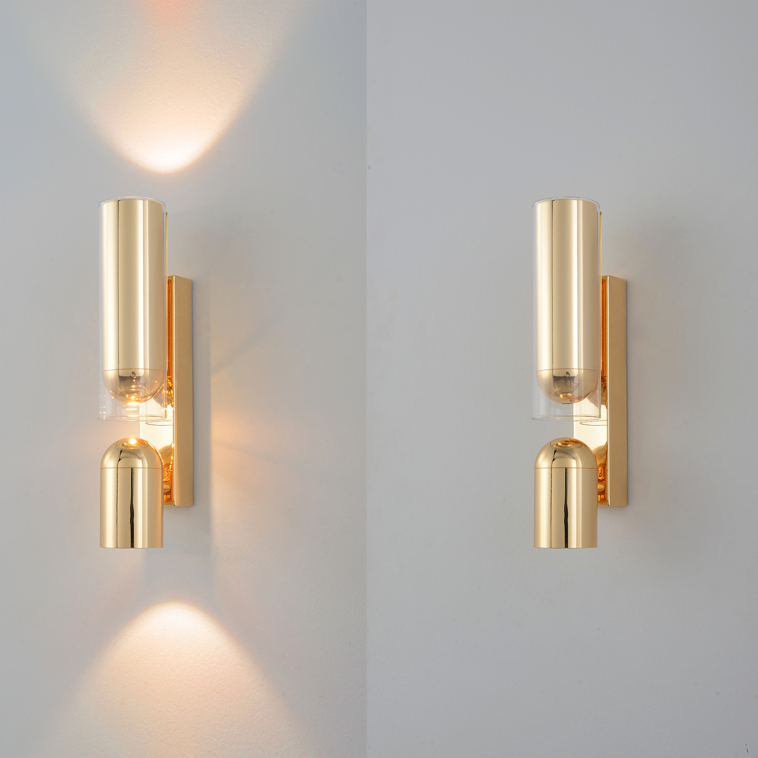 Настенный светильник Crystal Lux VENTO VENTO AP15W LED GOLD_CR