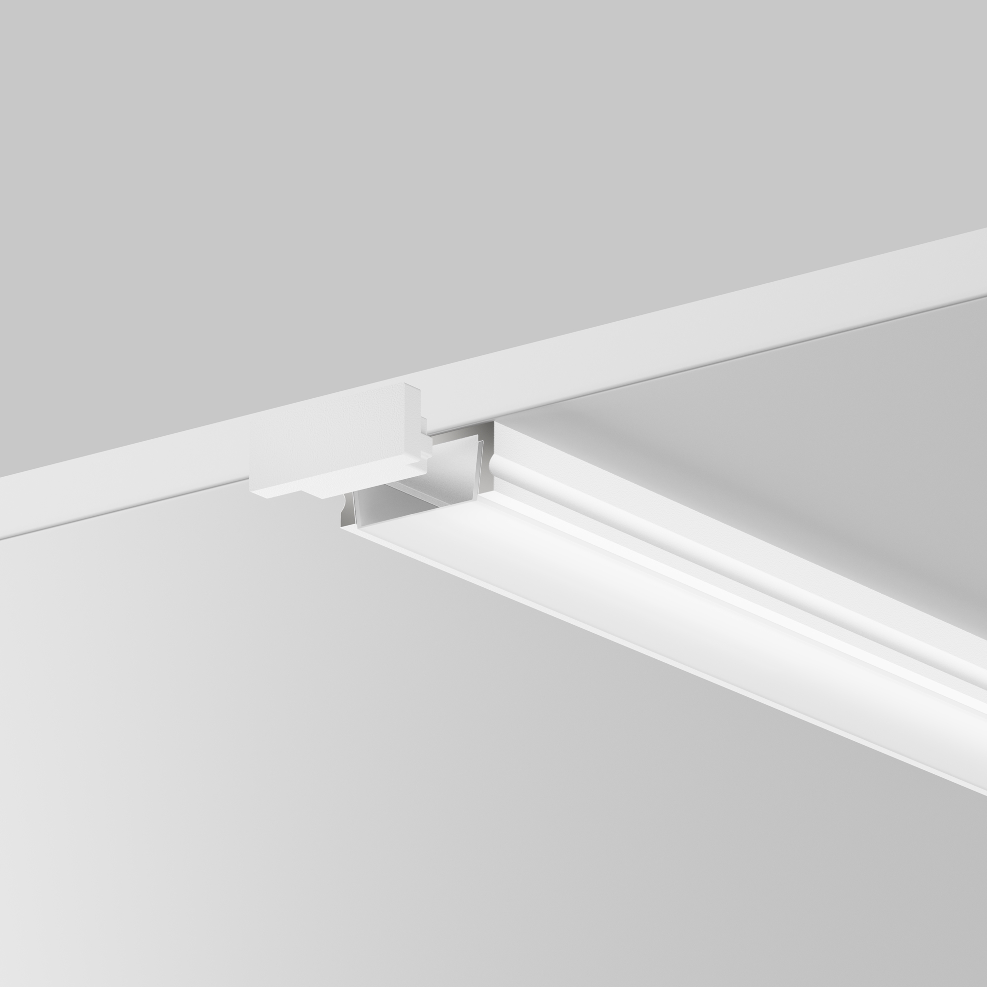 Алюминиевый профиль накладной 15x6 (Белый, 2 м), ALM-001-W-2M Maytoni 631004_MY