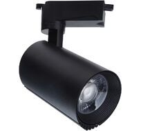 Трековый однофазный светильник светодиодный 220V 20031TRA/02 20W 4200K черный матовый Escada 20031TRA/02LED SBK_ESC