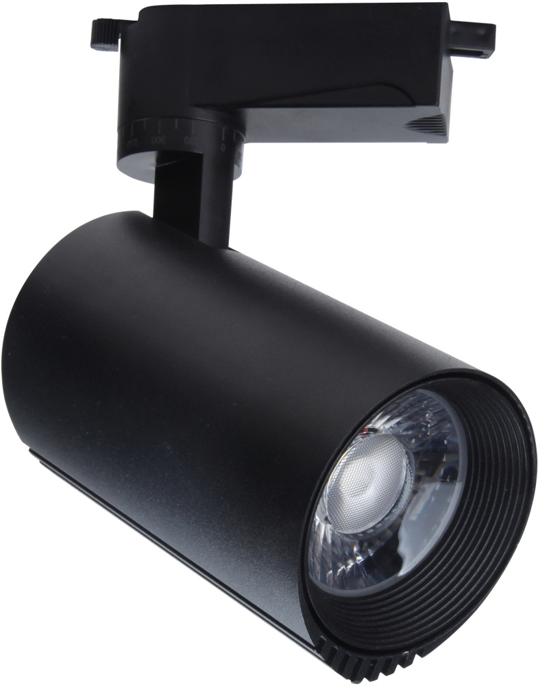 Трековый однофазный светильник светодиодный 220V 20031TRA/02 20W 4200K черный матовый Escada 20031TRA/02LED SBK_ESC