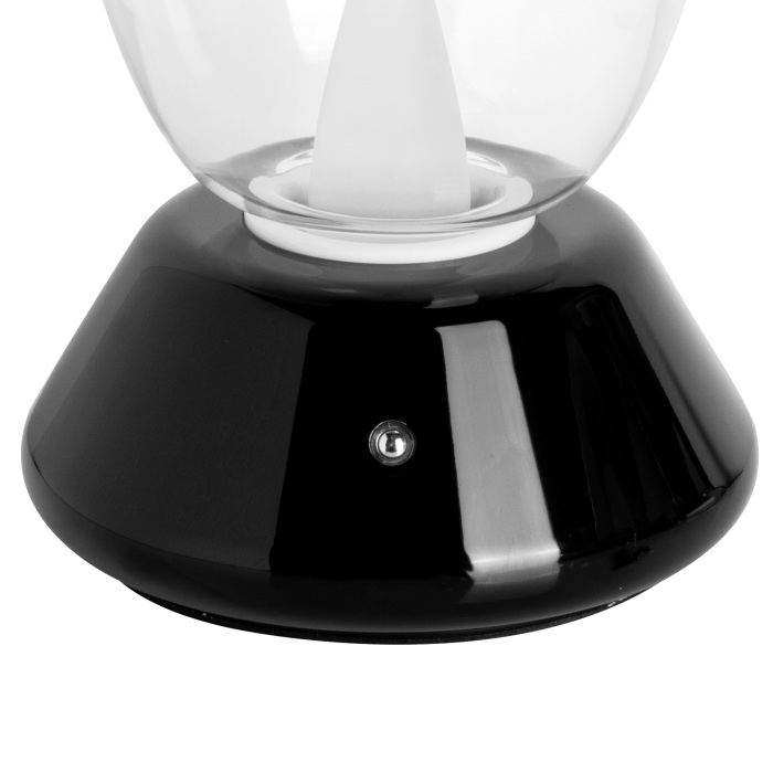 Настольная лампа диммируемая 10W 3000K прозрачный/черный Lightstar 807907_LS