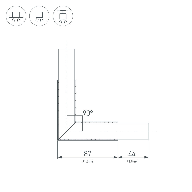 Соединитель профиля Arlight PLS-LOCK 031268_ARL