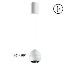 Светильник подвесной светодиодный с механизмом регулировки высоты, длина провода 2м Novotech SFERO 359341