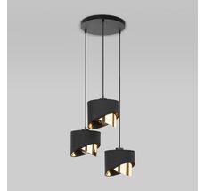 Подвесной светильник с тканевыми абажурами TK Lighting Grant Black a066420_EU