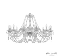 Хрустальная люстра Bohemia Ivele Crystal 101/12/360 Ni_BI