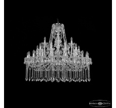 Хрустальная люстра Bohemia Ivele Crystal 1413/20+10+5/400 Ni_BI