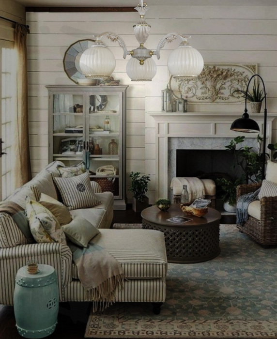 Подвесная люстра Reccagni Angelo L 9670/3_RA