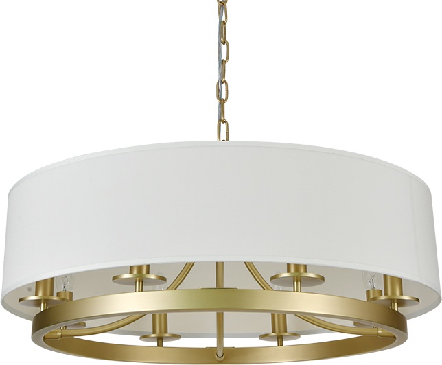 Подвесная люстра Newport 3558/С  brass_NP