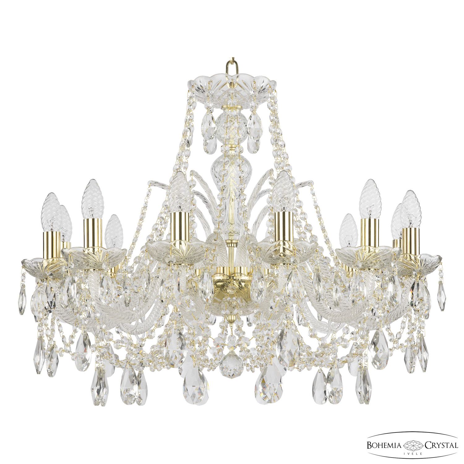 Хрустальная люстра Bohemia Ivele Crystal 105/12/240 G_BI