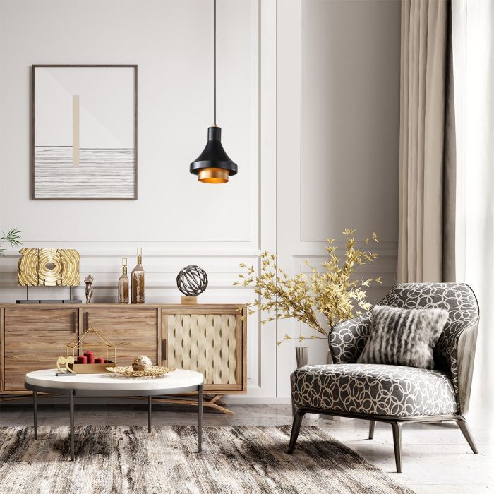 Подвесной светильник Escada 1147/1S Black_ESC