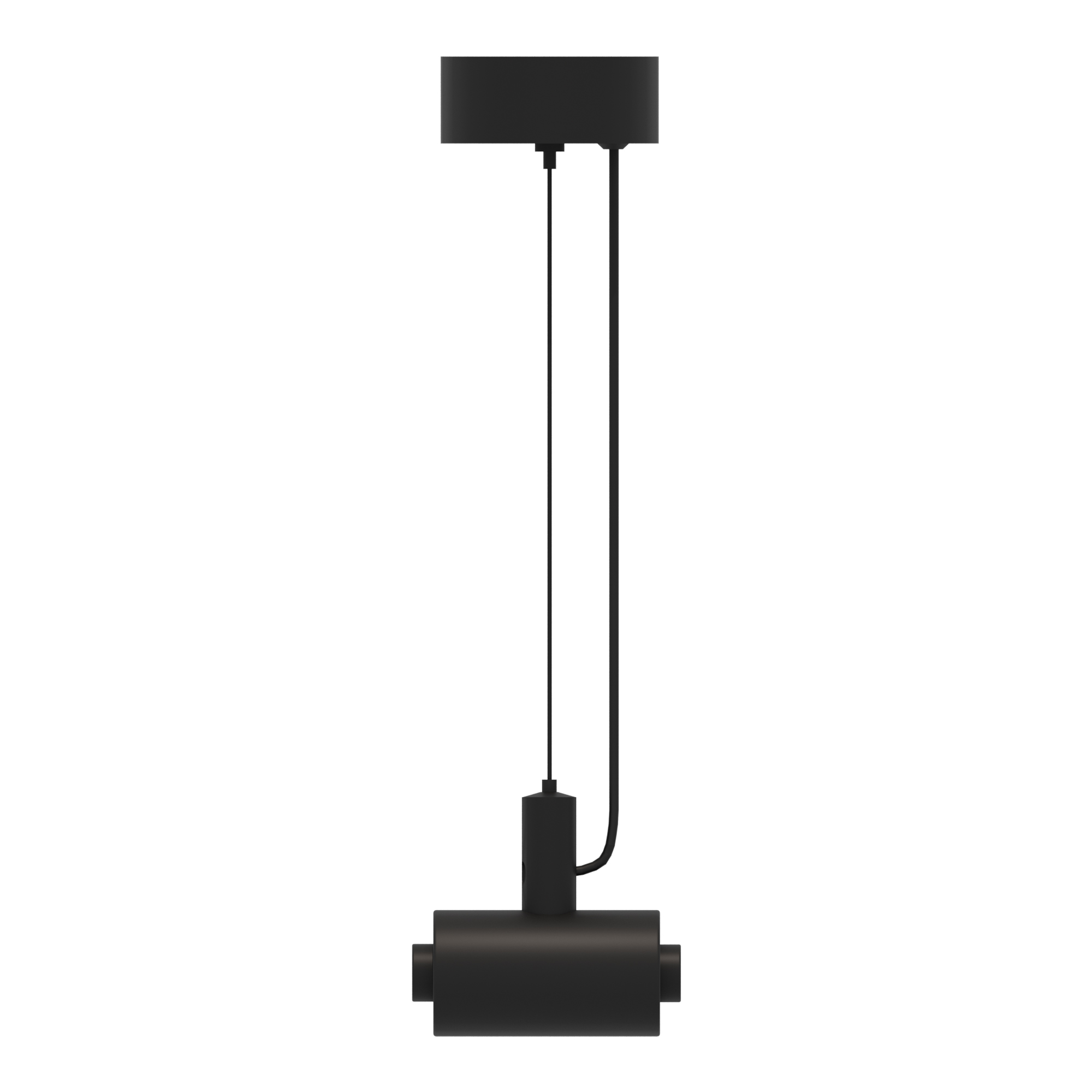 Подвесной токопроводящий соединитель с подводом питания ST Luce TECHNO ST1601.409.00, цвет черный