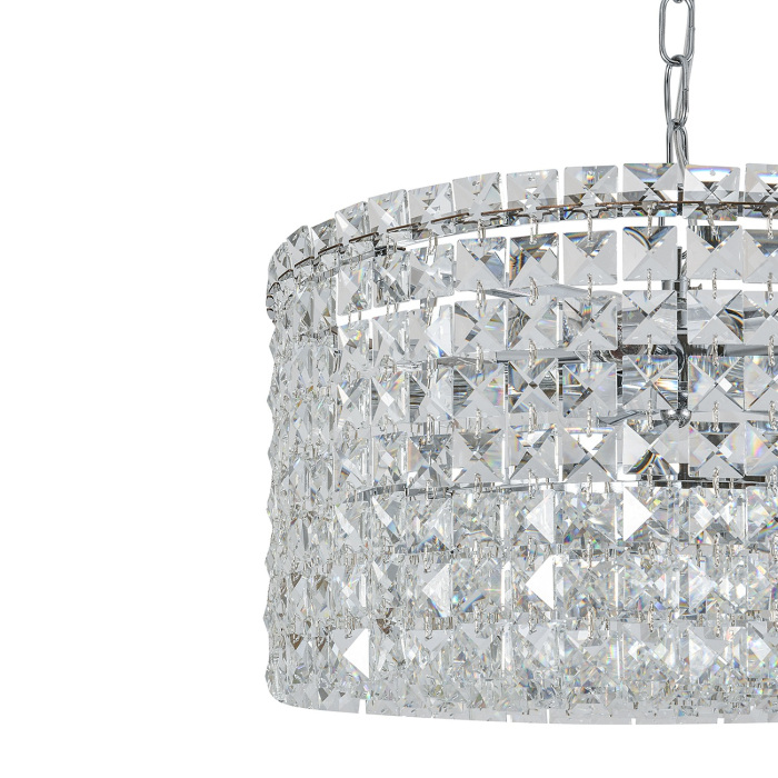 Подвесная люстра круглый на цепи Escada 2122/5S Chrome_ESC