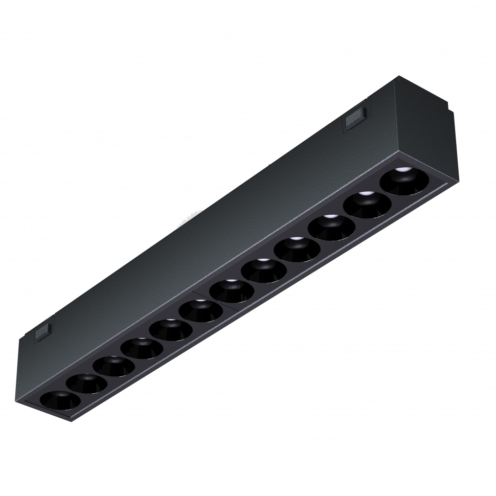 Магнитный трековый светильник iLedex VISION 4825-039-L197-12W-36DG-4000K-BK_IX