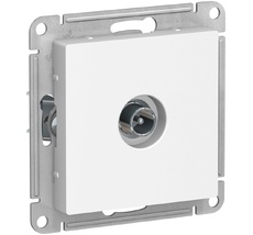 ТВ-розетка встраиваемая проходная (белый) Systeme Electric ATN000192