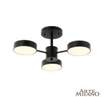 Потолочная люстра Arte Milano Ferrara 250906/3B Bk