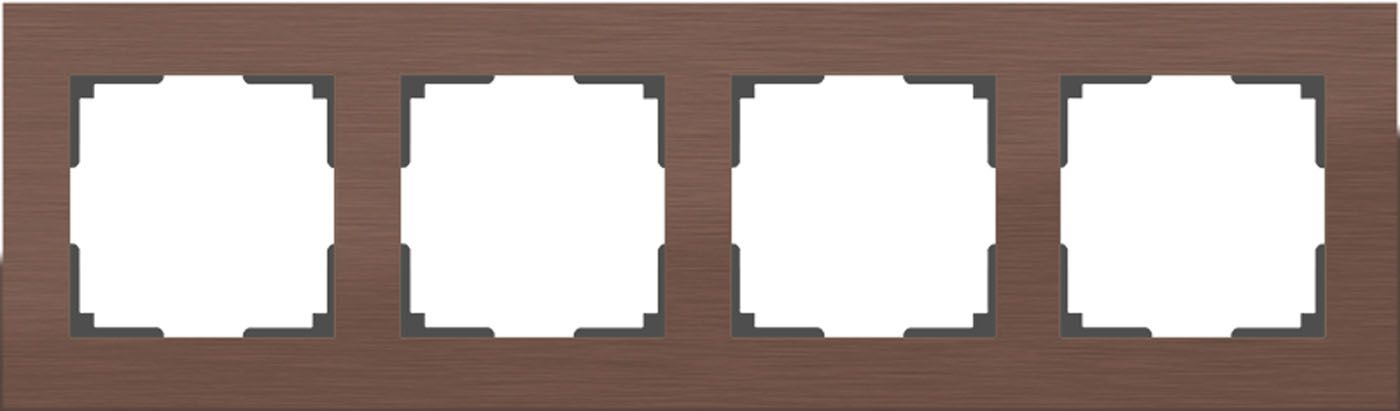 

Рамка на 4 поста Aluminium WL11-Frame-04 a050951, Коричневый, a050951