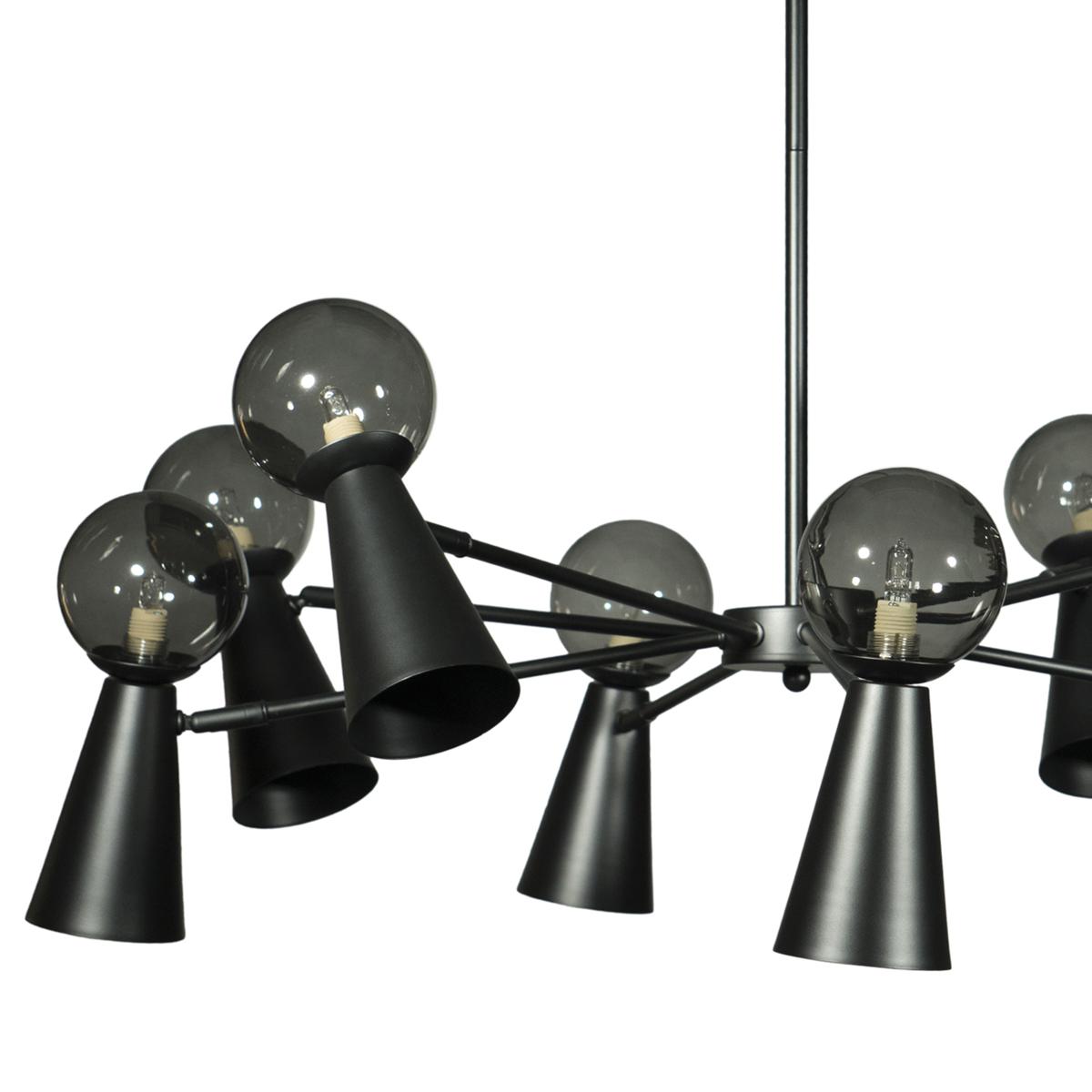 Подвесная люстра Loft IT Halley 10046/8 Black_LF