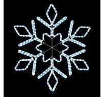 Светодиодная Снежинка LTC Кристалл 1,15м Синяя, на металлическом каркасе, IP54 13-099_BL