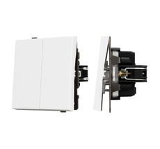 Механизм выключателя управления шторами SWT-TENDO-MKR2-PL-WH (230V, 10A) ( Arlight 054138_ARL