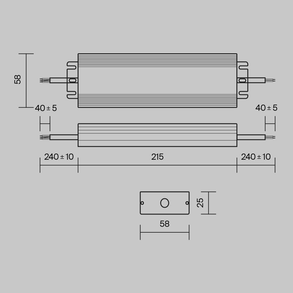 Блок питания Maytoni Power Supply Magnetic PSL008-100W-48V-IP67_MY