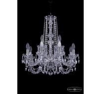 Хрустальная люстра Bohemia Ivele 1402/8+4/195/h-60 Ni_BI