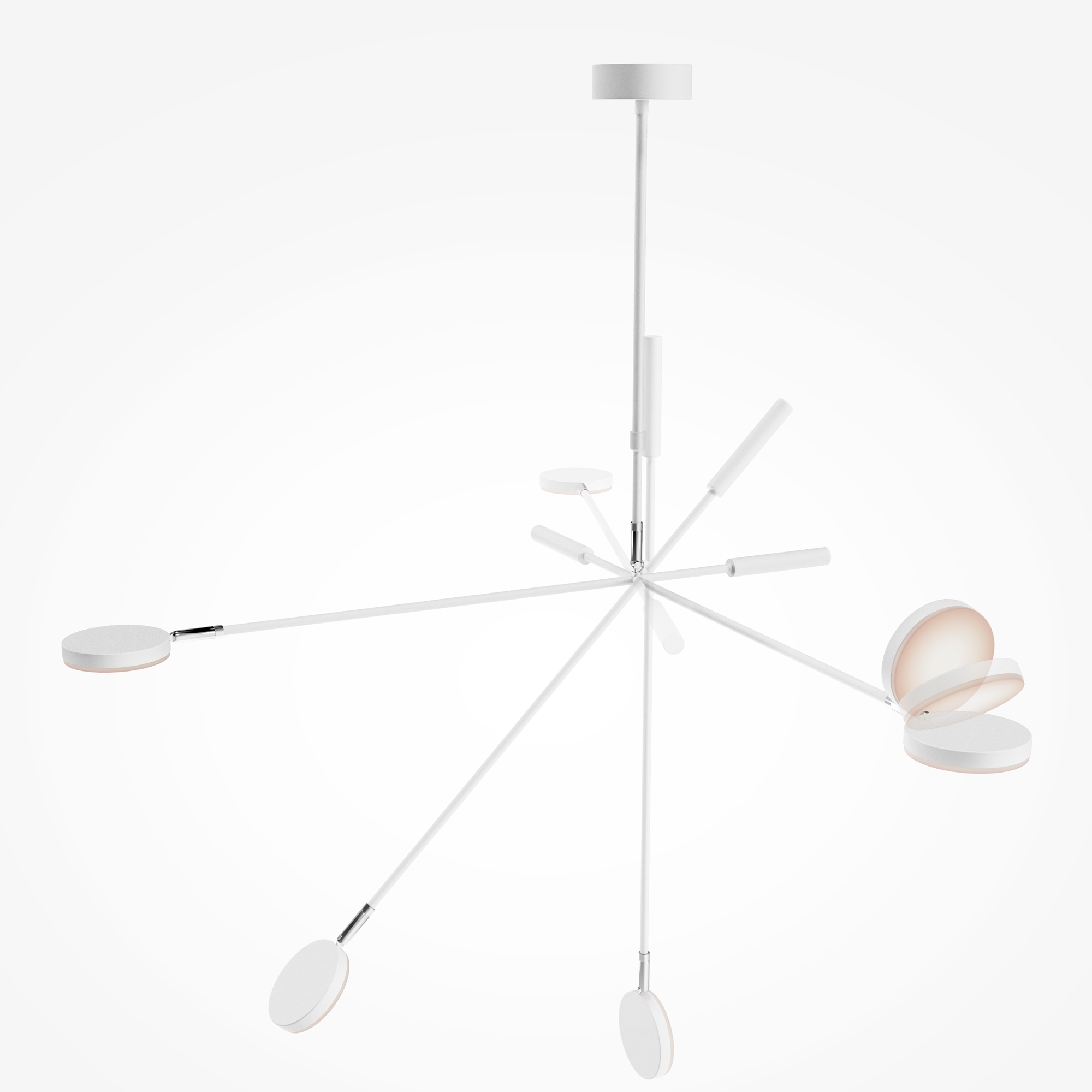 Потолочный светильник на штанге Maytoni Fad MOD070CL-L8W3K_MY