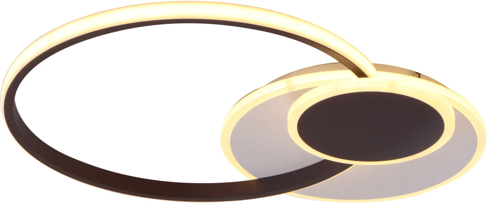 Люстра (+ночной режим) с пультом потолочная светодиодная 10239/3 LED*76W White/Brown Escada 10239/3LED_ESC