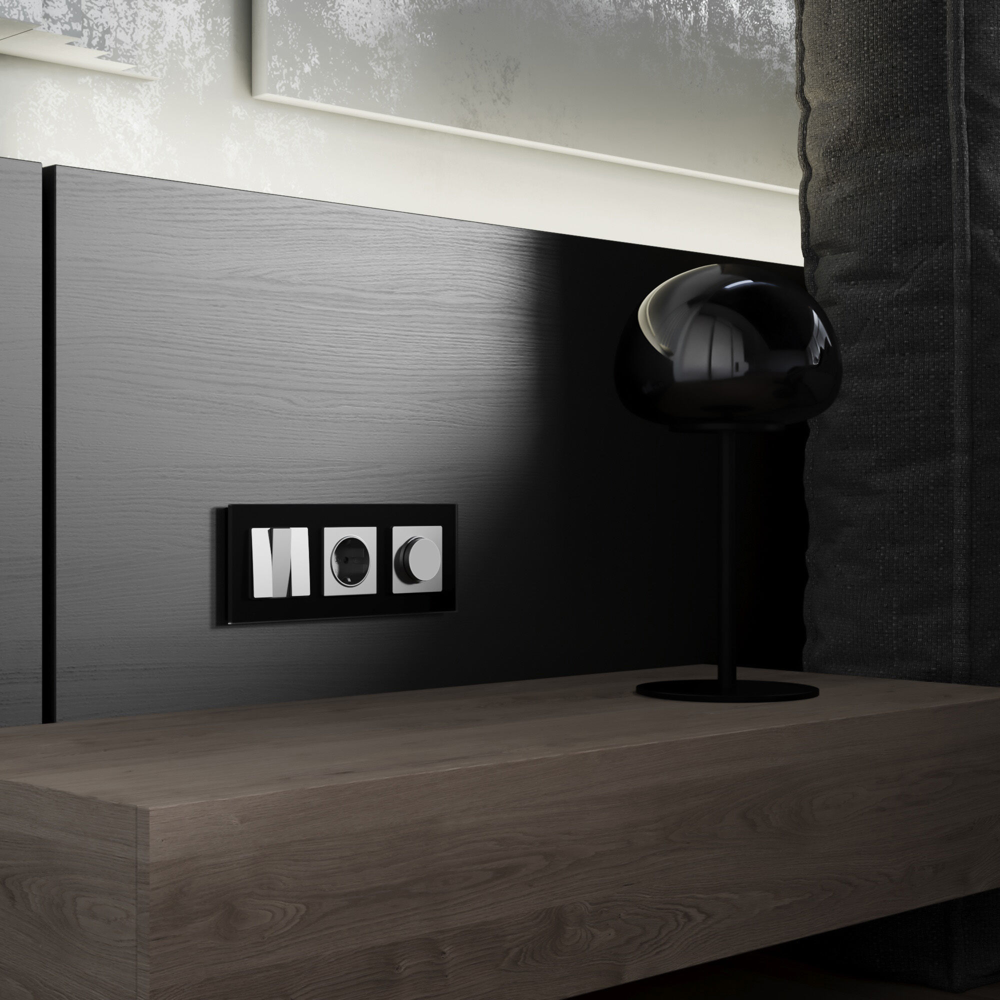 Выключатель трехклавишный Werkel a066803_WR