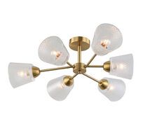 Потолочная люстра на штанге Escada 1104/6P Brass_ESC