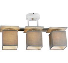 Люстра потолочная на штанге 1129/3PL E27*60W White/Grey Escada 1129/3PL Grey_ESC