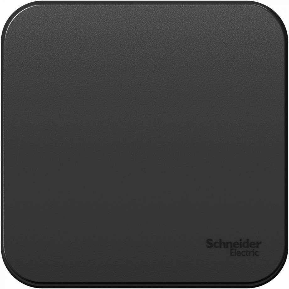 Выключатель накладной одноклавишный (антрацит) Systeme Electric BLNVA101006