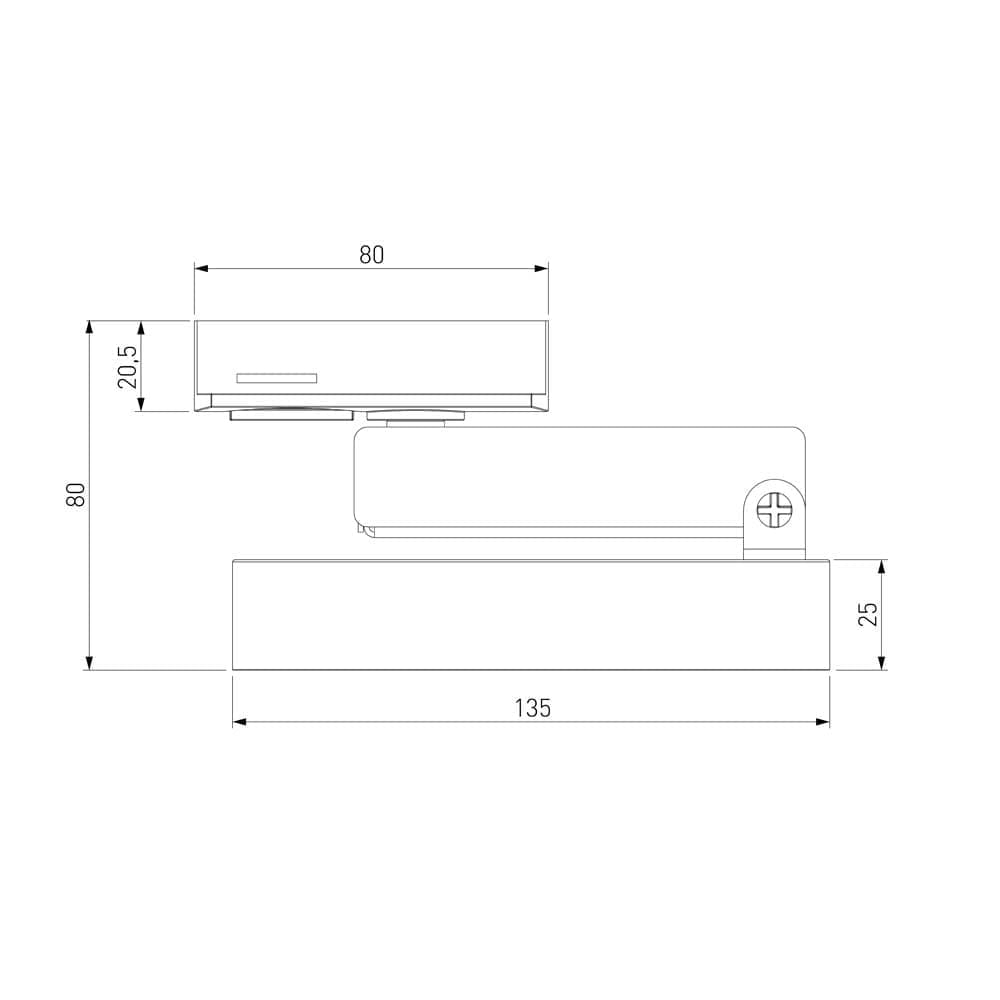 Трековый светодиодный светильник Elektrostandard для однофазного шинопровода Spila белый 12W 4200K Spila a056373_ES
