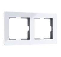 Рамка на 2 поста Acrylic белый Werkel a059314_WR