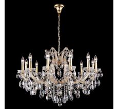 Подвесная люстра Crystallux HOLLYWOOD HOLLYWOOD SP12 GOLD_CR