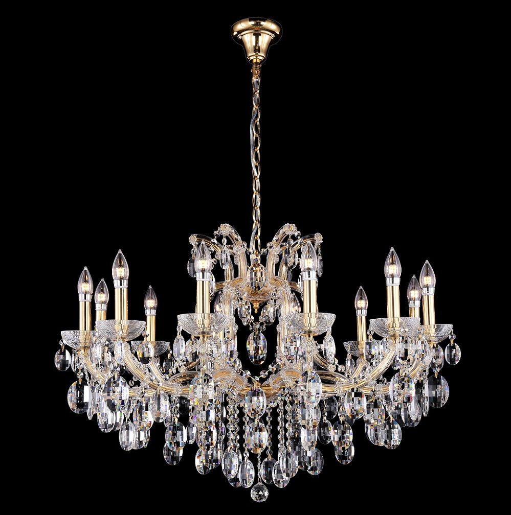 Подвесная люстра Crystallux HOLLYWOOD HOLLYWOOD SP12 GOLD_CR