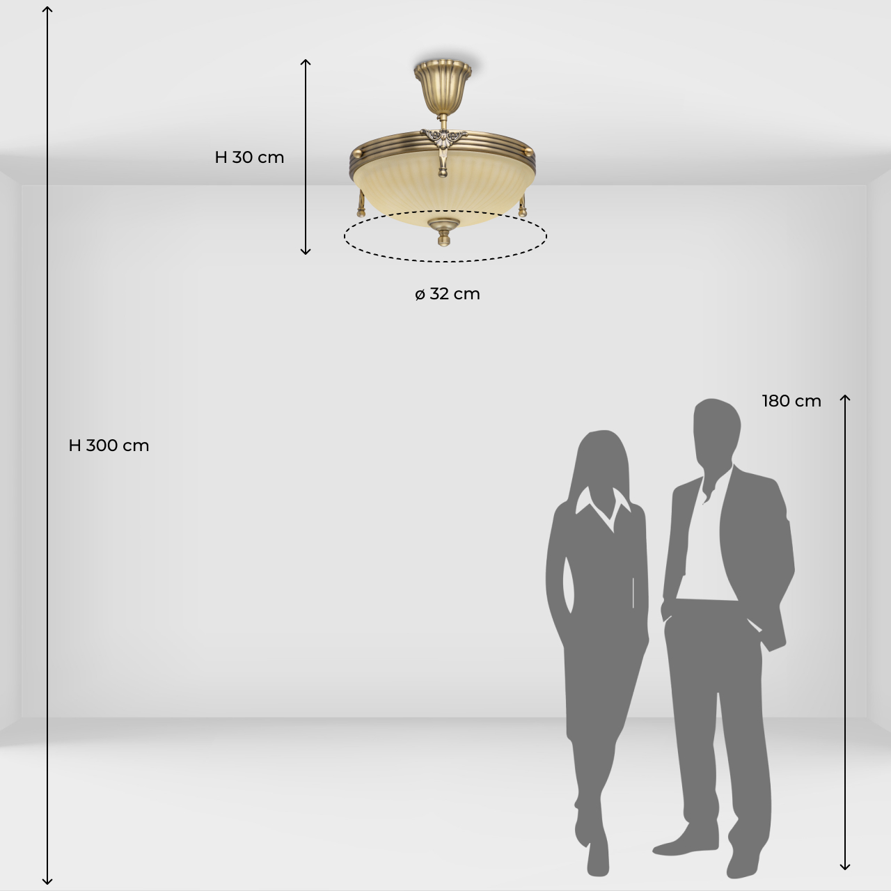 Потолочный светильник MW-Light Афродита 317011403_MW