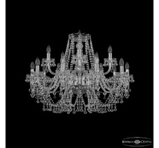 Хрустальная люстра Bohemia Ivele Crystal 1409/10+5/300 Ni_BI