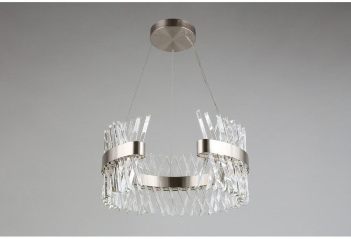 Подвесная люстра хрусталь светодиодная Omnilux OML-99913-62