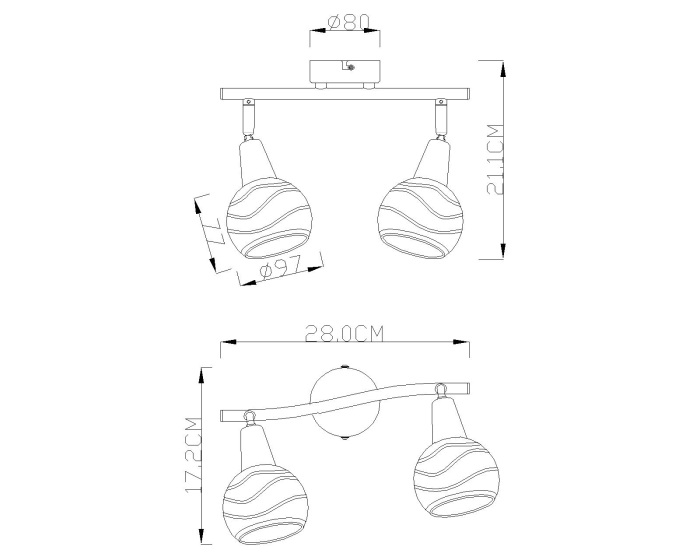Спот Globo Lara 54346-2_GL