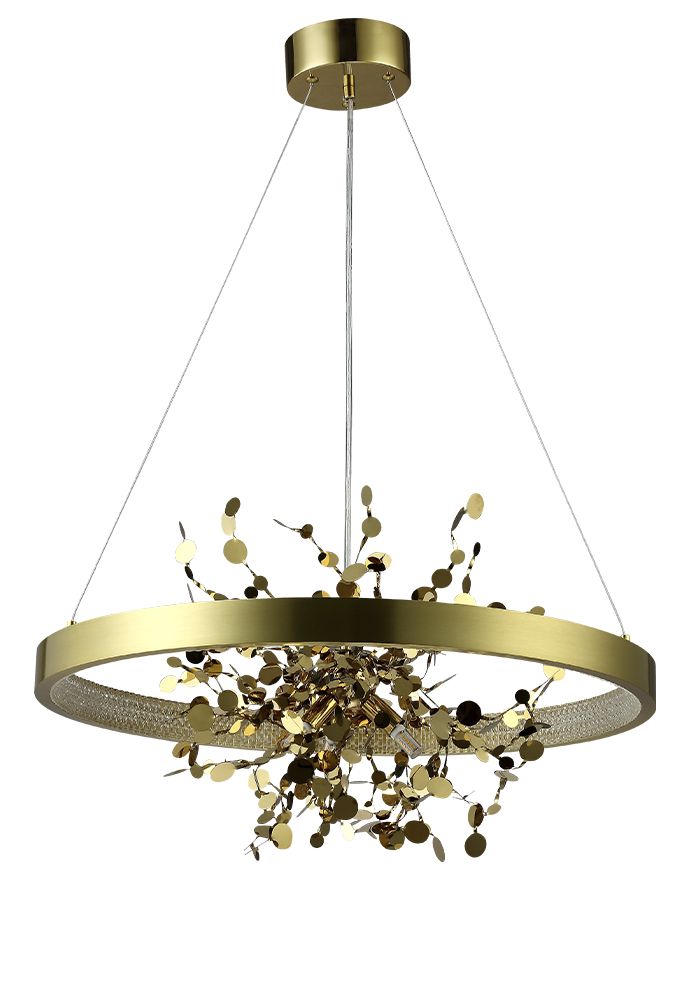 Подвесная люстра Crystallux GARDEN GARDEN SPLED+3 D600 GOLD_CR