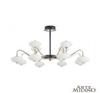 Потолочная люстра Arte Milano Neapolis 273908/12 BK/GD