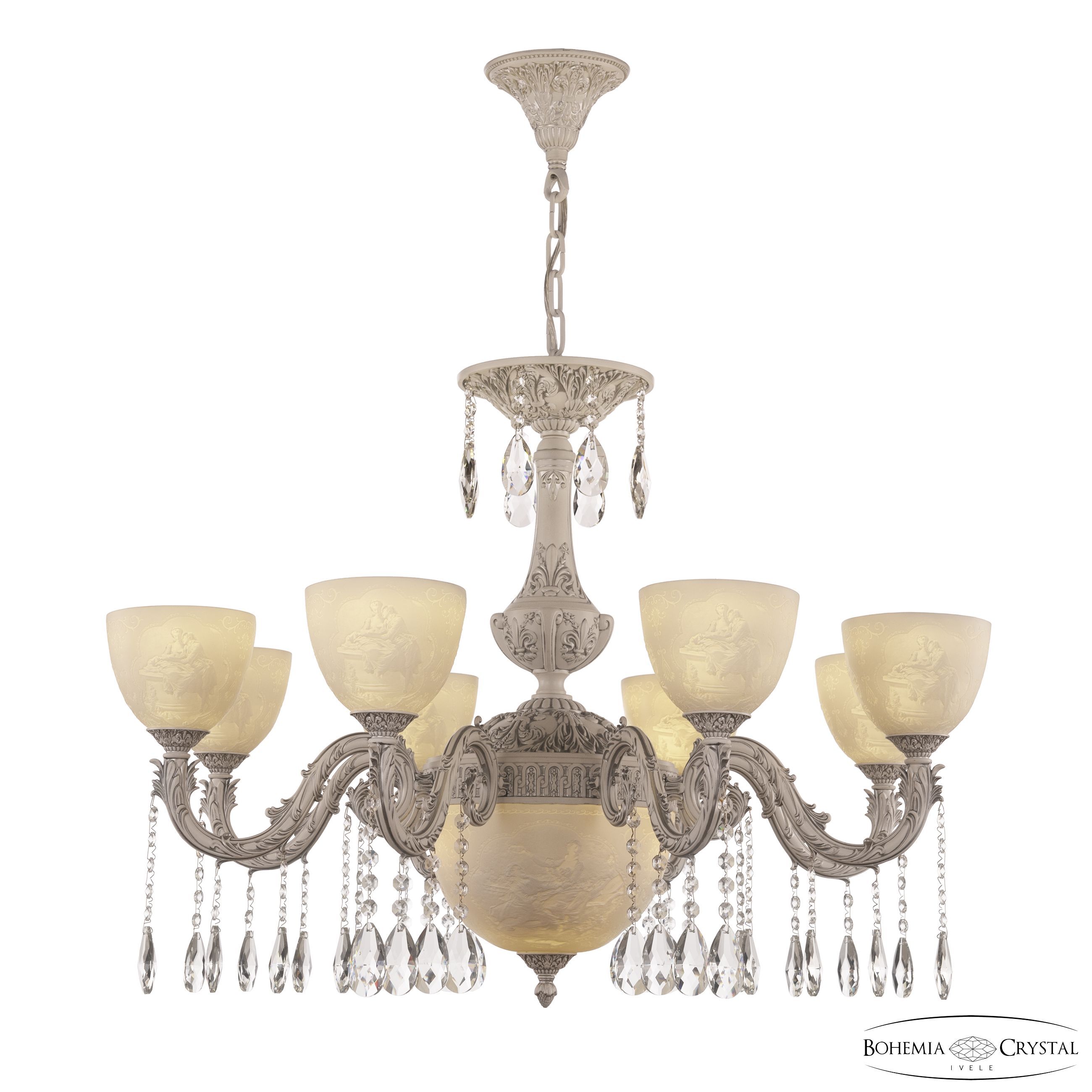 

Хрустальная люстра Bohemia Ivele AL79101P/8/250 A WMN P1 U Pair, AL79101P/8/250 A WMN P1 U Pair