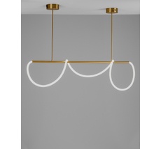 Подвесной светильник светодиодный с гибким неоном на штанге Moderli V10688-PL_MD