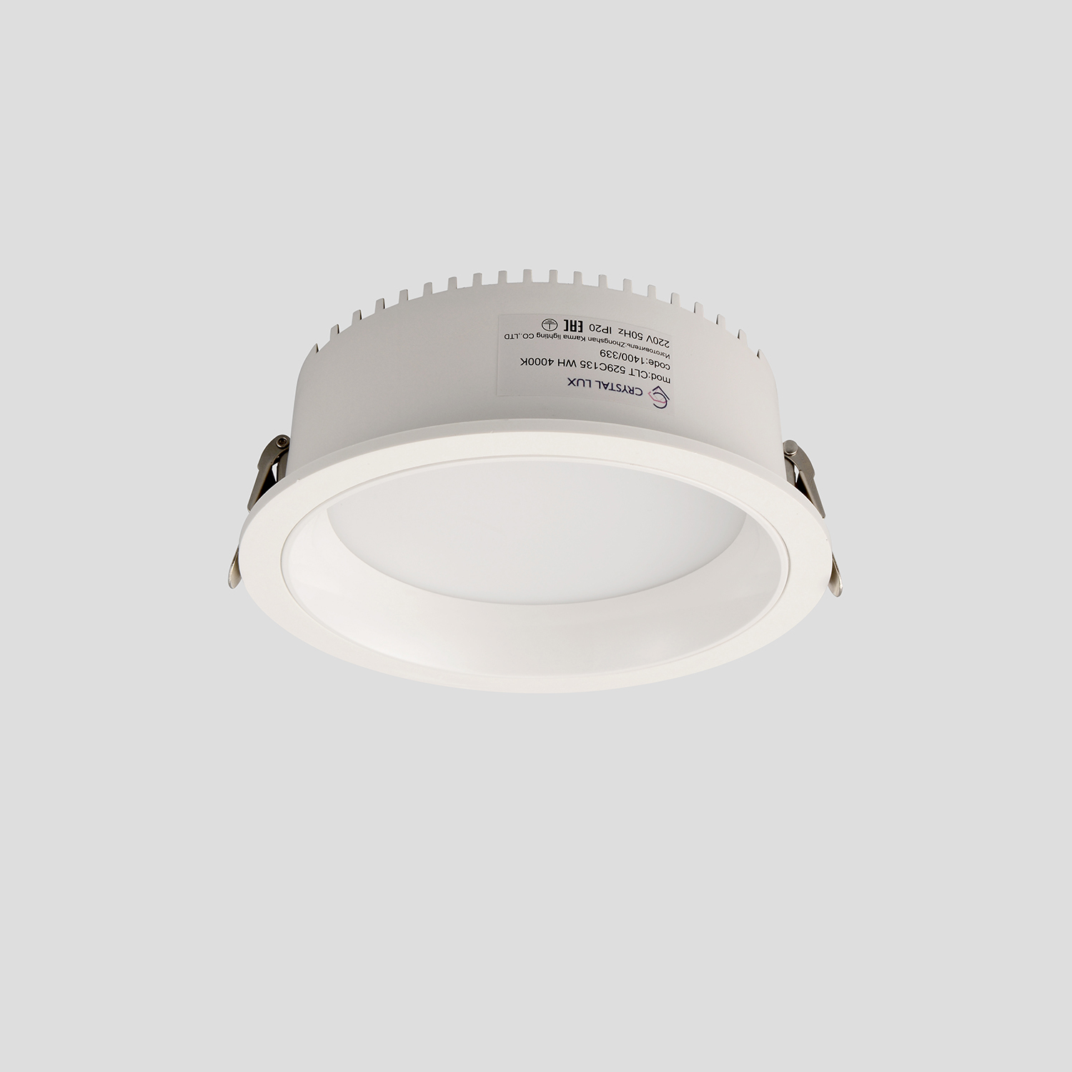 Встраиваемый светильник Crystal Lux CLT 529C135 WH 4000K_CR